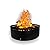 FEBTECH Smokeless Fire Ring for Outside Fire Pit - 36" Diameter & 12" Height - Durable Carbon Steel Insert for DIY In-Ground or Above-Ground Bonfires, Perfect for Gardens, Camping, and Gatherings