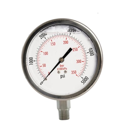 Manomètre de pression d'huile pour le contrôle des pompes hydrauliques hautes