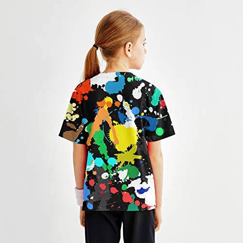 Image of Hgvoetty Boys Girls Graphic T-Shirts Kid 3D Casual Tops Tees for 6-16 Years