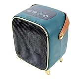 Radiateur avec thermostat digital: Doté d’un thermostat électronique réglable jusqu’à 32°C, ce radiateur soufflant basse consommation permet de gérer la température selon vos besoins. Son écran digital clair et son timer intégré garantissent un confort total.