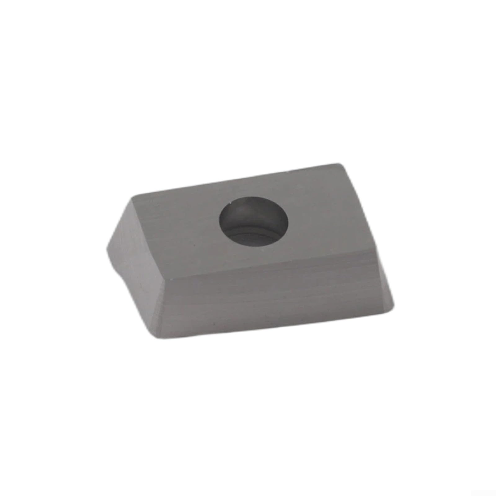10 Stück Hartmetall-Wendeplatten APKT1604PDFR-MA H01 für CNC-Fräsen, Silber, 16x10x5 mm, geeignet für Schlichtbearbeitung von Aluminium und Metall