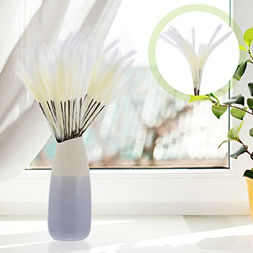 30 Peças Flores Artificiais Decoração De Grama Pompa Artificial Grinalda Grama Pequena Centros De Me