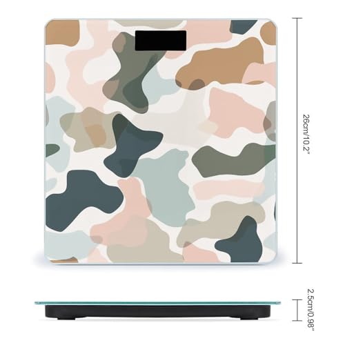 Báscula Digital Camuflaje Suave en Vidrio Templado miniatura 2