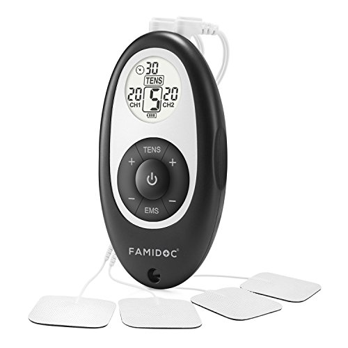 Muscle Stimulator EMS TENS Unit - FDA Cleared TENS Machine Pulse Massager