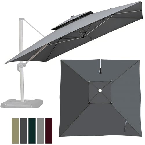 GLDDFDG 10 x 10�t�B�[�g �p�e�B�I�P�����p�L���m�s�[ 8�{���p ��i�����`�J���`���o�[�����p�g�b�v�J�o�[ �A�E�g�h�A�}�[�P�b�g�P�����p�z(�L���m�s�[�̂�), �O���[, 10 X 13FT