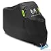 MICTUNING Waterproof Motorcycle Cover 210D Oxford Tear Proof Anti-thief Lock Hole Fit for 104 inches XXL Motorcycles like Honda, Yamaha, Suzuki, Harley and More