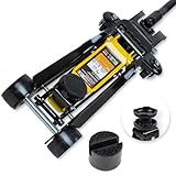 BullPower BP600X Rangierwagenheber - Low Profile Wagenheber, 80-360mm, 2250kg, Racing Wagenheber,...