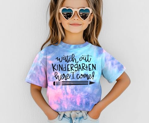 Image of Kindergarten Shirts for Girls Watch Out Kindergarten Here I Come Shirt Kids Back to School T Shirt Children School