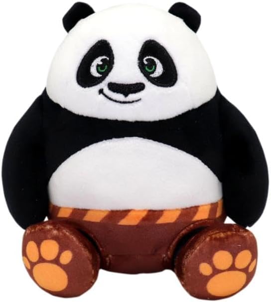 Kung Fu Panda 4-5.5 Inch Squishy Plush - High Attention to Detail, Experience the Joy of Cuddling with Po, Adorable, Soft, and Huggable Toy for Kids and Fans of all Ages