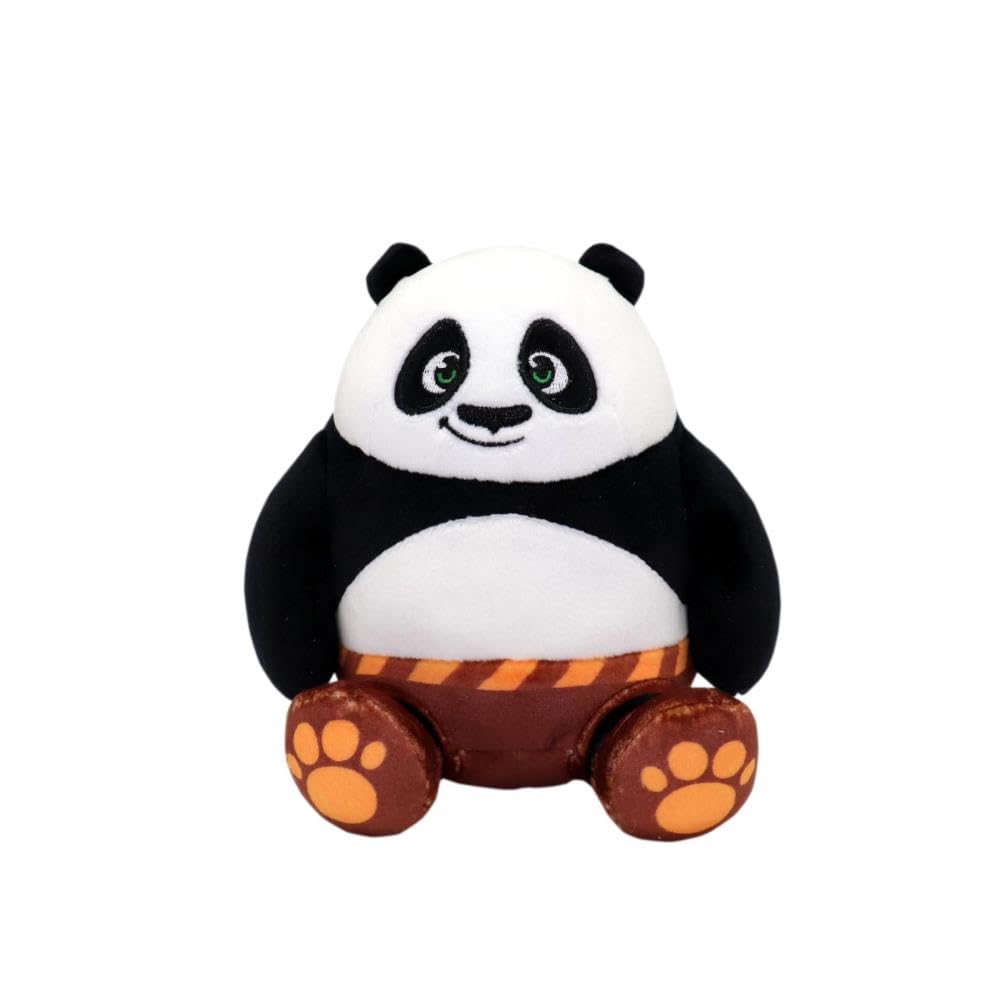 Kung Fu Panda 4-5.5 Inch Squishy Plush - High Attention to Detail, Experience the Joy of Cuddling with Po, Adorable, Soft, and Huggable Toy for Kids and Fans of all Ages