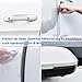 Anti-Collision Bumper Guard Protector Clear Strips, Adhesive Bumpers for Furniture, Cabinets & Wall Protector, Universal Car Door Edge Guards, Reusable Transparent Airbag Cushioning, 4PCS