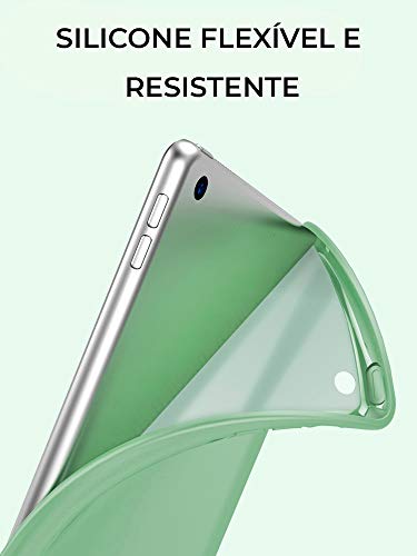 Capa Ipad 7ª, 8ª e 9ª Geração 10.2″ WB - Premium Slim Antichoque com Compart. Para Pencil - Verde Me