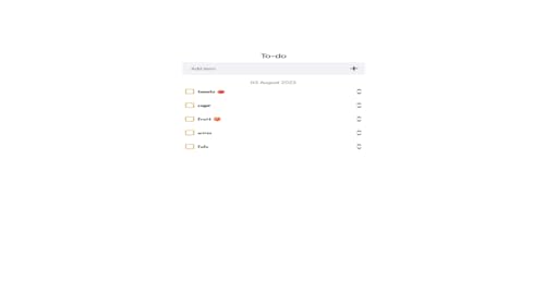 TO-DO List