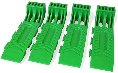 / Wreckmaster 48-701135-x1 Green Interlocking Wreckmaster Tire Skates (Set of 4) for Rollbacks, Flatbeds, Carriers, Wreckers, Tow Trucks