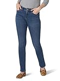 Lee Women's Misses Flex Motion Regular Fit Straight Leg Jean, Seattle, 12