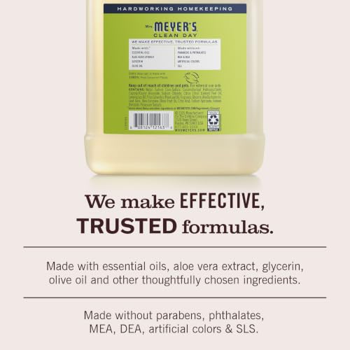 Image of Mrs. MEYER'S Liquid Variety Pack, 1 Lavender Hand Soap + Refill & 1 Lemon Verbena Hand Soap + Refill, (4 CT)