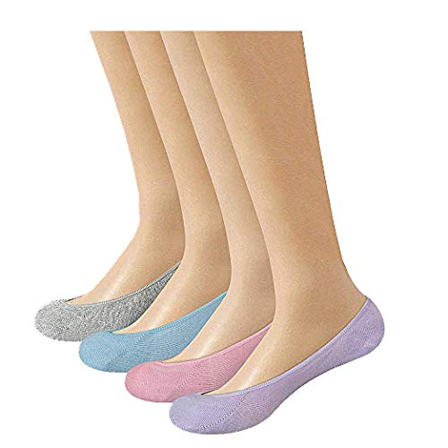 Buy INFISPACE Girl's Cotton No Show Loafer Socks For Formal & Sports