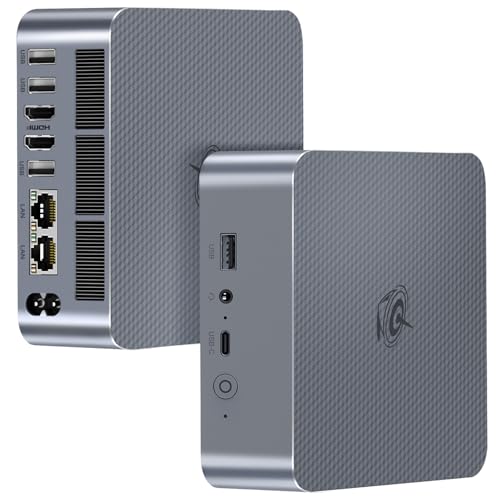 Image of Beelink EQi12 Mini PC, Intel Core i5 1235U(10C /12T, Up to 4.4GHz), 16GB DDR4 3200MHz 500GB PCle4.0 SSD, Mini Computer Dual HDMI Display 4K 60Hz /Dual Gigabit LAN /WiFi6 /BT5.4 /Micro PC