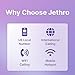 Jethro Mobile eSIM – 3 Month Prepaid Plan with Unlimited Talk & Text & International Calling | Fast Activation & Nationwide Coverage | No SIM Card Needed