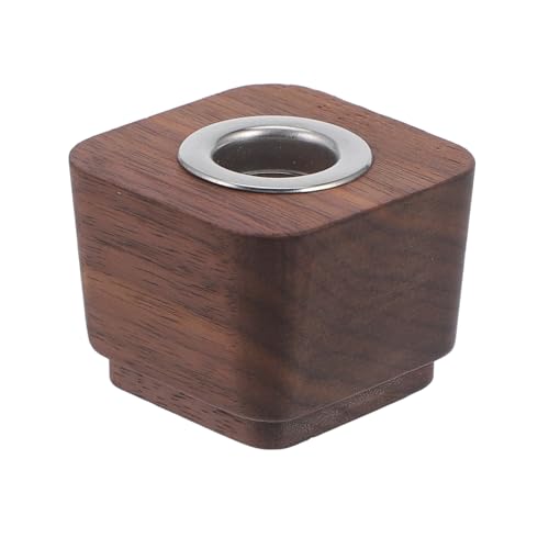ULTECHNOVO Tappo in Legno di Noce Quadrato per Bottiglie Diffusore Aromaterapia Copertura Sostitutiva per Profumi Design Minimalista e Pratico Adatto per Casa e Ufficio