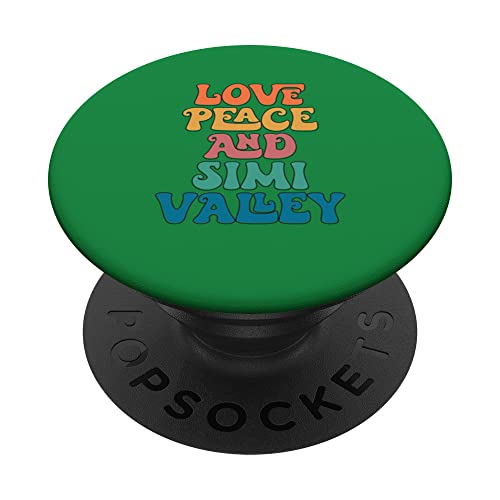 Amor paz y Simi Valley California, Simi Valley City PopSockets PopGrip Intercambiable Amor paz y Simi Valley California, Simi Valley City PopSockets PopGrip Intercambiable