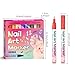 12 Colors Nail Art Pens Set Nail Polish Pens Nail Art Markers for DIY Nail Art Waterproof Quick-drying Nail Point Dotting Liner Pen Tools for Home Salon