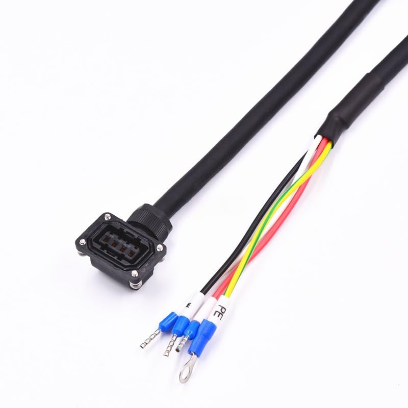 Suitable for MR-J3/J4/JE-10A/20A/40A/70A Series Drive, Motor MR-PWS1CBL3Meter 5M10M 15M-A1-L/H Power Cable(MR-PWS1CBL-A1-H,20m)