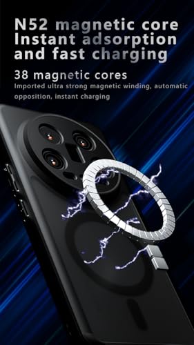 Coque Xiaomi 14 Ultra MagSafe noire antichoc intégrée