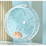 MANON ROSA Hamster Wheel Super Silent Quiet Exercise Running Wheel with Adjustable Stand for Chinchillas Gerbils Mice Small Animals (S(4.72