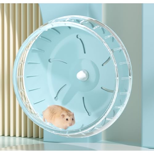MANON ROSA Hamster Wheel Super Silent Quiet Exercise Running Wheel with Adjustable Stand for Chinchillas Gerbils Mice Small Animals (S(4.72