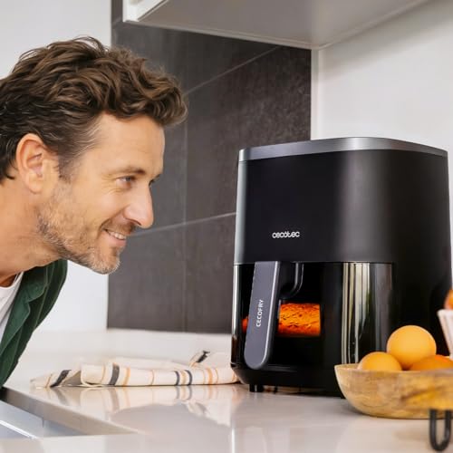Cecotec Heißluftfritteuse Cecofry Fantastik Window 4000 Hot, 4L Kapazität – Ansicht 5