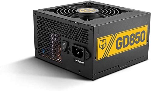 Nox Hummer GD 850W 80 Plus Gold - NXHUMMER850GD - Fuente de Alimentación (850 W), Color Negro