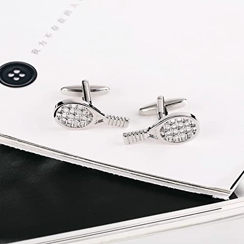 Mancuernillas de acero inoxidable grabadas para hombre miniatura 3