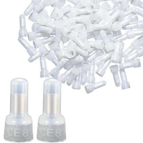 Conectores de crimpado de extremo cerrado CE8 de nailon AWG8-6 tapones aislantes 50 unidades