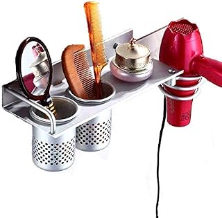 Hair Dryer Holder Organiser Storage Toothbrush Comb Mirror for Bathroom 2 Type