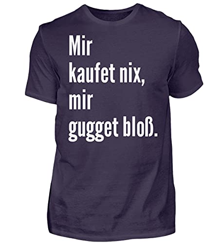 T-shirt violet pour homme imprimé humoristique de qualité supérieure taille M