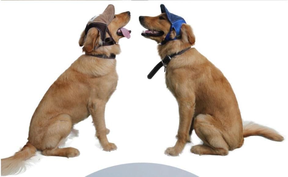 Verstellbare Baseballmütze für Hunde, Zubehör für Hunde, mit Ohrlöchern, atmungsaktiv, für Sommer, Reisen