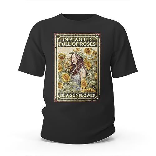 T-shirt fantaisie Be A Sunflower homme, l'idée cadeau amusante pour un style unique
