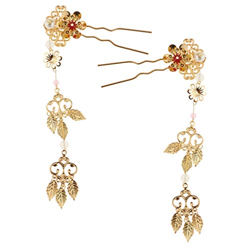 Prettyia Chic Bridal Headdress Wedding Jewelry Chinese Traditional Hair Accessories