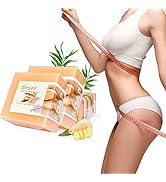 Hocossy Turmeric Soap - Lymphatic Detox Organic Ginger Bath Soap, Detox Slimming Ginger Soap, Nat...