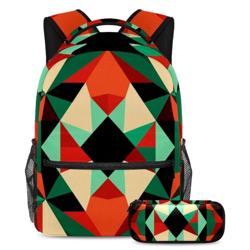 Sac à dos drapeau artistique grand format ensemble scolaire avec trousseau graphique