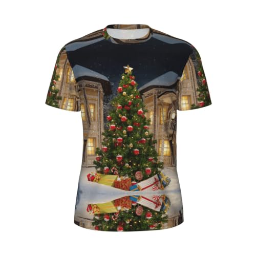 T-shirt Christmas Tree 2 en maille haut de gamme et finitions soignées