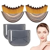 2 PCS Lymphatic Contour Face Brush, Lymphatic Drainage Massager, Ergonomic Face Beauty Tool，Designed to Fit The Skin Precisely and Relieve Fatigue for All Skin Types