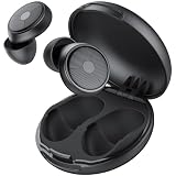Ear Plugs for Sleeping,Noise Cancelling Silicone Earplugs,Concert,45 dB,Soft and Reusable,Hearing Protection with 8 Earpieces in 4 Sizes(XS/S/M/L),Carrying Bag,for Concert,Sleeping,Black