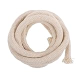 SUPVOX 100% Cotton Oil Lamp Wick 13mm Diameter Round Butter Lamp Wick Supply 2m for Kerosene Lanterns