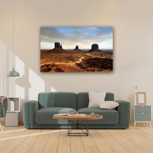 Tableau mural canyon toile nature pour masquer un mur vide