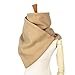 Produktbild HNZZ Kapuzenschal Neck Warmer Gugel Schal-Frauen-Mann-Winter Mode Schals und Kapuzen Snoods LOOPTaste (Color : Camel, Size : One size)