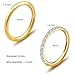 2PCS 8mm Titanium Nose Rings,Hypoallergenic Nose Rings,18g,G23 Small Hoops Earrings 18K Gold Plated,fashion titanium nose ring lightweight