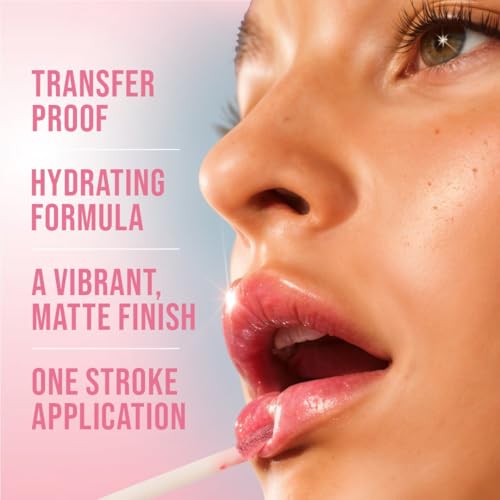 Image of Moody Drip Matte Liquid Lipstick - Cocoa Couture, with Jojoba Seed Oil & Vitamin E | Transferproof, Long Lasting & Vibrant Lip Colors That Last Upto 12 Hours | Paraben Free Lip Tint, 4ml
