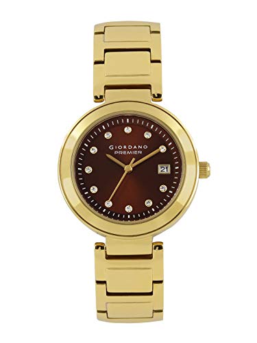 Image of Giordano Analog Brown Dial Women's Watch - P280-33